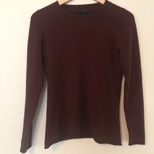 Wine Red Cashmere Sweater